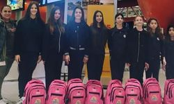 Ritmik cimnastikçiler Antalya yolcusu