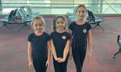 Minik cimnastikçiler İstanbul yolcusu