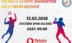 U13 Badminton seçmesi 15 Mart’ta yapılacak