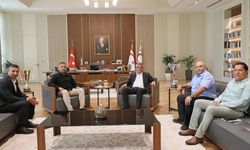 Akdoğan Spor’dan Cumhurbaşkanı Erhürman’a ziyaret