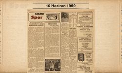 Şampiyonluk İçin Karşı Karşıya! 10 Haziran 1959
