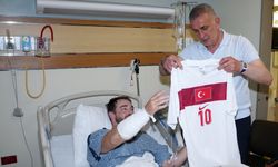 Hacıosmanoğlu’ndan yaralanan polise moral ziyareti