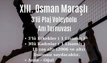 DAÜ 13. Osman Maraşlı Anı Turnuvası başlıyor