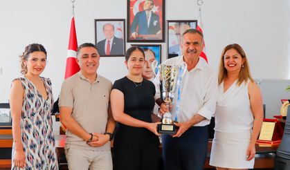 Avrupa Bilardo Şampiyonu Ghaffari Uluçay’ı ziyaret etti