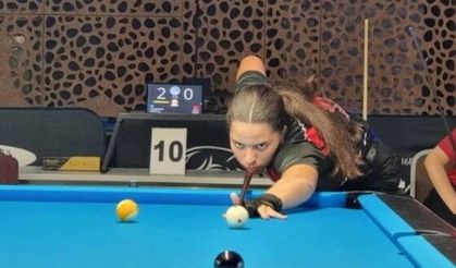 Bilardo'da ilk madalya Sevimsu Yazganarıkan’dan geldi