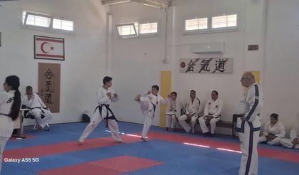 Taekwondo'da Renkli kuşak sınavı yapıldı