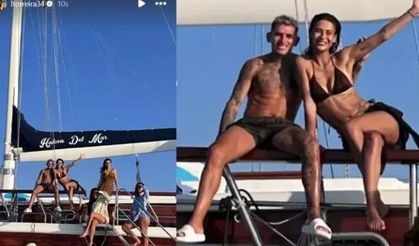 Lucas Torreira-Devrim Özkan çifti barışır barışmaz soluğu Bodrum'da aldı