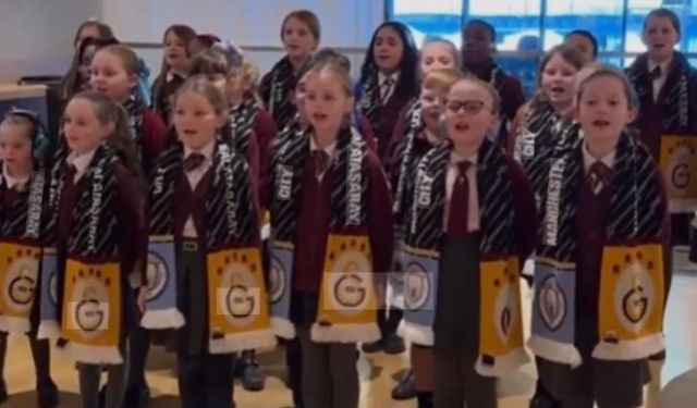 İngiliz çocuklar Galatasaray marşı söyledi!