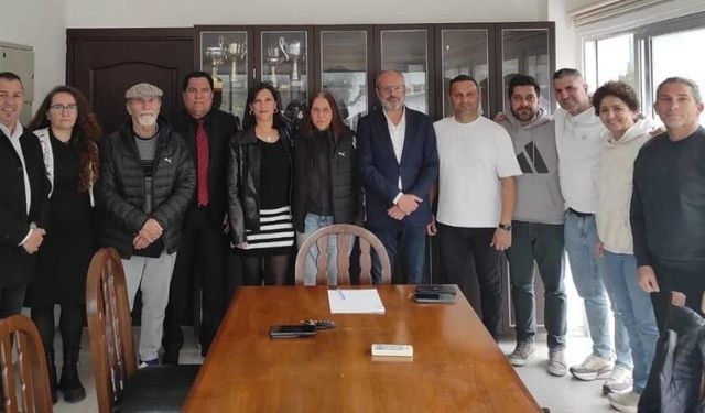 CTP Spor Komitesi Atletizm Federasyonu'nu ziyaret etti