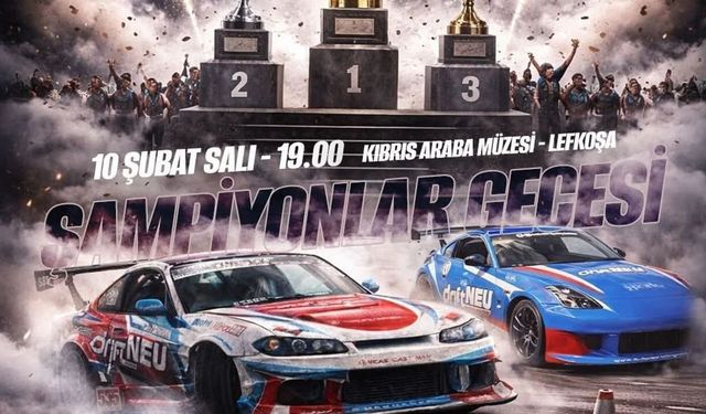 Drift şampiyonları ödül gecesinde buluşuyor