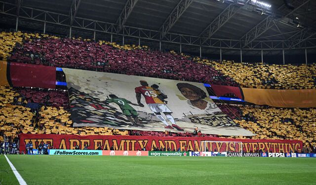 Osimhen'e yapılan koreografi manşet oldu!