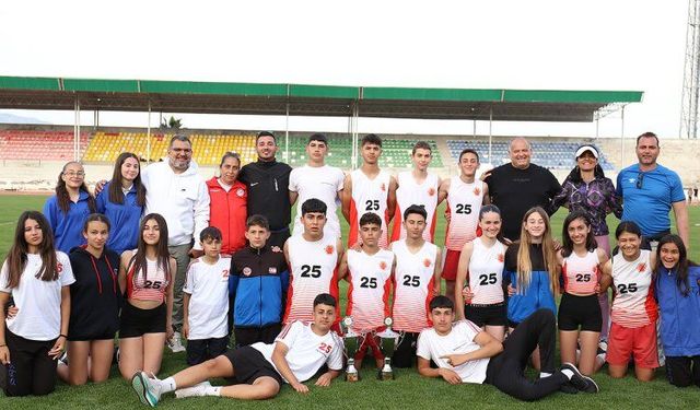Atletizmde yıldızlar sahnede: Şht. Turgut zirvede