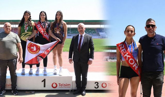 Liselerde Atletizm Heyecanı! Rekorlar ve Şampiyonluk Geldi