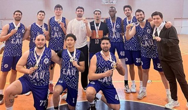 Üniversite basketbolunda erkeklerde şampiyon LAÜ