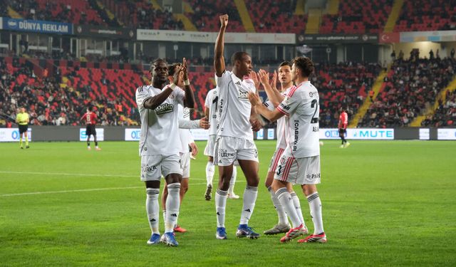Beşiktaş Gaziantep’te Güldü! 2 Golle 3 Puan