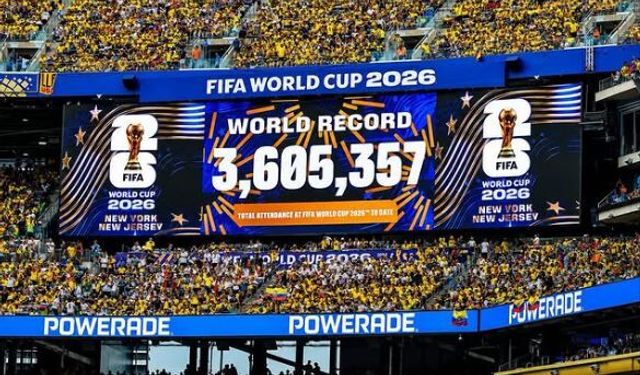 2026 FIFA Dünya Kupası'nda seyirci rekoru kırıldı!