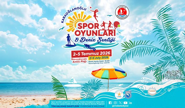 Karaoğlanoğlu’nda spor ve eğlence şöleni başlıyor