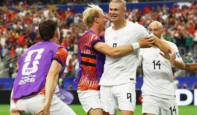 Norveç'ten Haaland imzalı zafer! Son 16'da rakip Brezilya