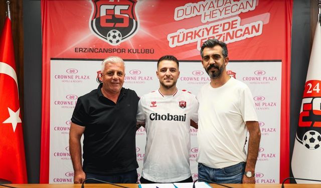 Ahmet Sivri Erzincanspor ile resmi sözleşme imzaladı