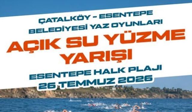 Esentepe'de Açık Su Yüzme Heyecanı 26 Temmuz'da Başlıyor