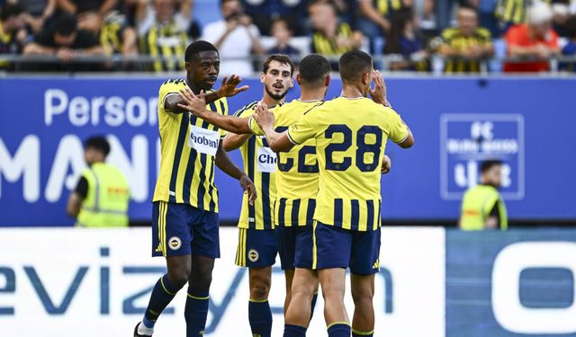 Fenerbahçe hazırlık maçında şov yaptı!