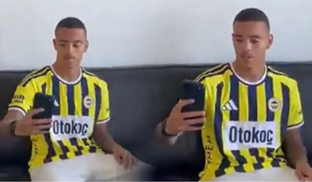 Mason Greenwood ilk kez Fenerbahçe formasını giydi