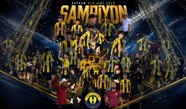 Saydam U15 Ligi Kupası Doğan Türk Birliği'nin!