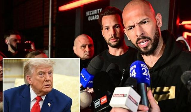 Trump, Andrew Tate'nin İngiltere'ye iadesine izin verecek