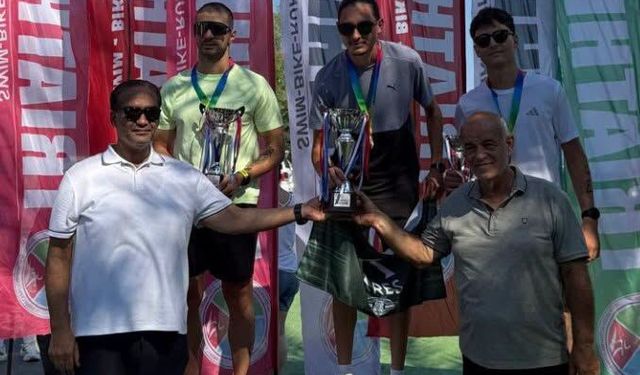 Yedidalga Sprint Triatlonu'nda zirve yine Enis Alçıcı'nın