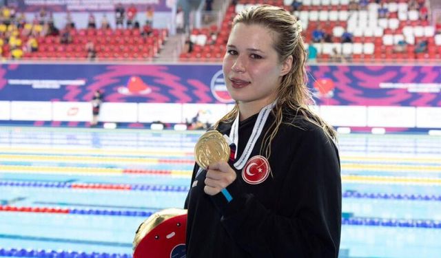 Defne Kurt 100 metre serbestte Avrupa şampiyonu!