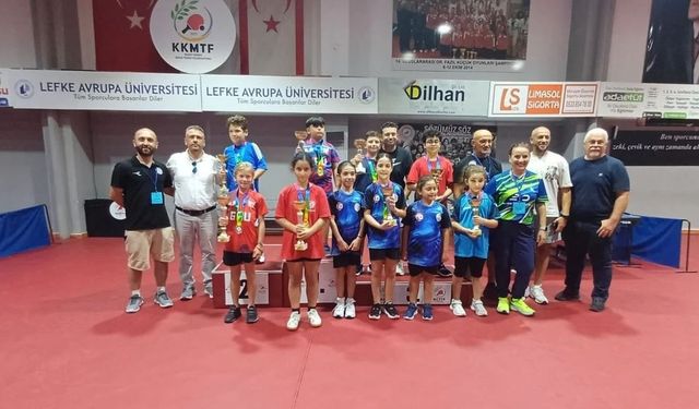 Masa tenisinde U11 Ferdi Klasman Turnuvası tamamlandı