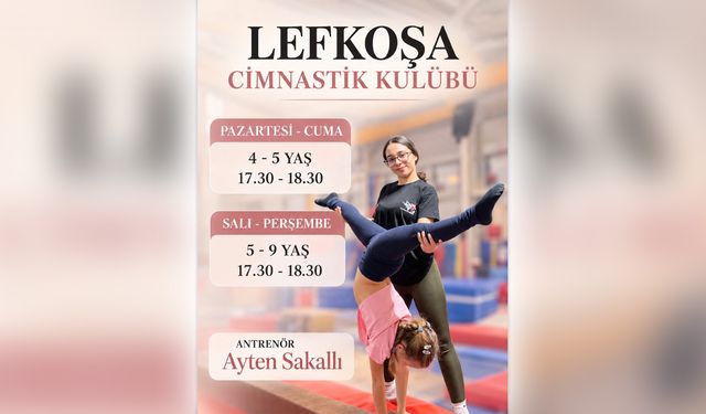 Lefkoşa Cimnastik Kulübü’nde minikler geleceğe hazırlanıyor