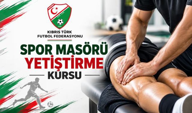 Spor Masörü Yetiştirme Kursu için başvurular başladı