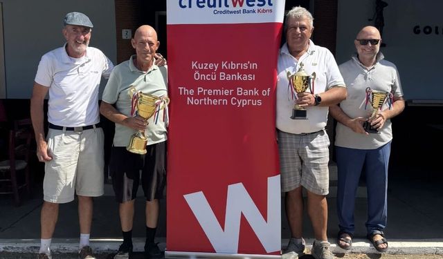 CMC’de Creditwest Bank Monthly Medal Golf Turnuvası Şampiyonu Engin Portakalcıoğlu