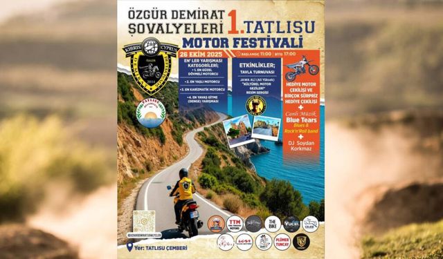 Motor tutkunları “1. Tatlısu Motor Festivali”nde bir araya geliyor!