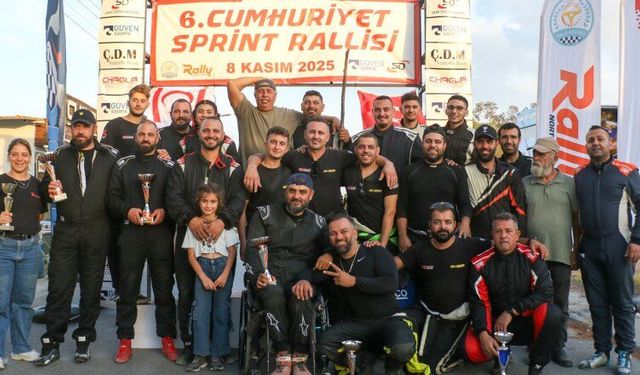 Cumhuriyet Rallisi’nde kazanan Alptürk-Çağla ikilisi, Ralli Sprint Şampiyonu Doğan-Akbıçak ikilisi
