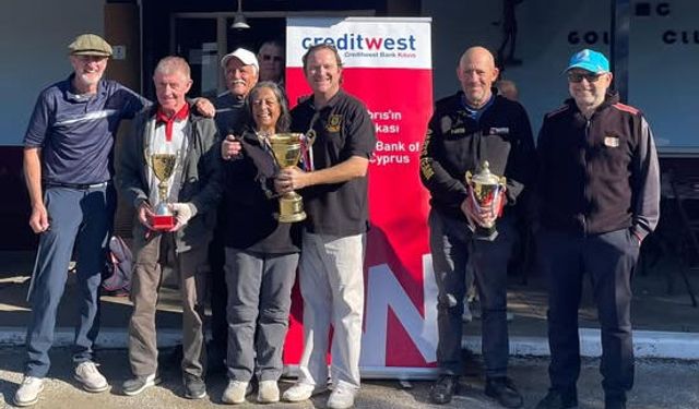 Golf Turnuvası Şampiyonu Sabriye Holland & Gareth Griffiths çifti