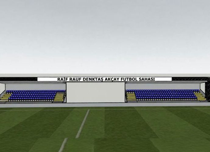 Akçay Spor Kulübü, Rauf Raif Denktaş Stadı'nı yeniliyor