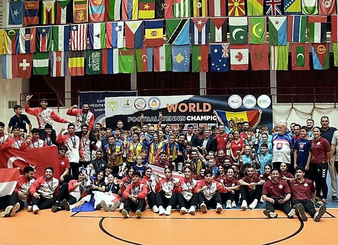 Dünya Futbol Tenisi Şampiyonası DAÜ’de tamamlandı!