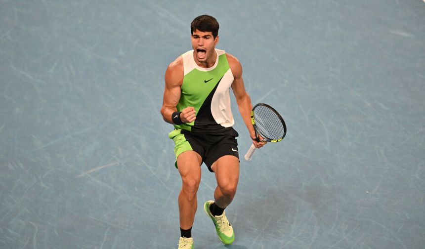 Avustralya Açık'ta şampiyon Carlos Alcaraz!