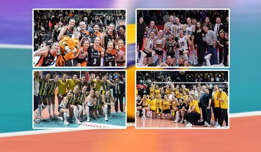 CEV Kadınlar Şampiyonlar Ligi'nde Türkiye rüzgarı!