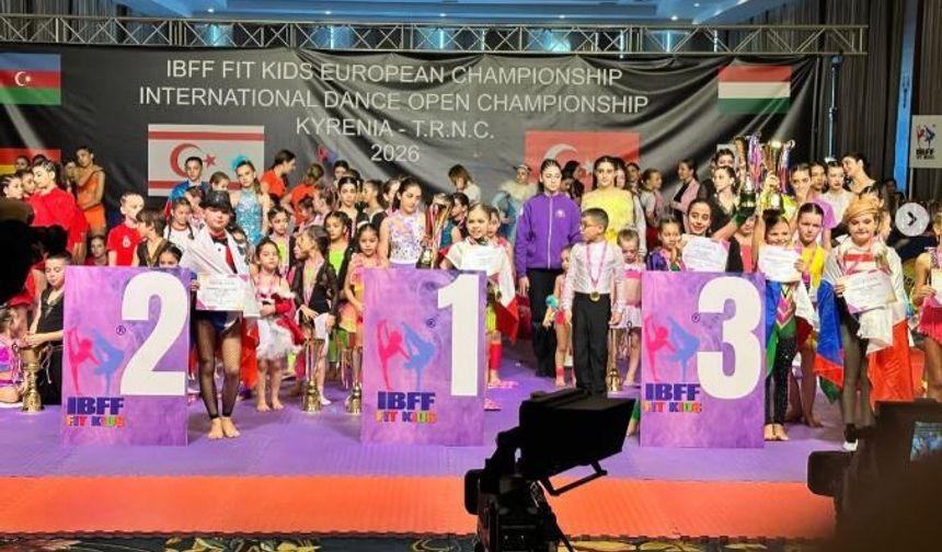 Avrupa’nın Fit Kids yıldızları KKTC’de buluştu