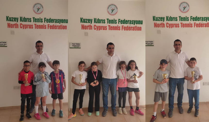 Teniste 8-10 Yaş Kış Kupası tamamlandı