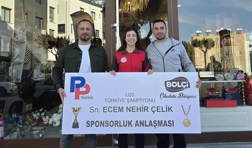 Ecem Nehir Çelik’e Sponsor Desteği