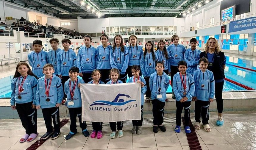 Minik Yüzücülerden Büyük Başarı