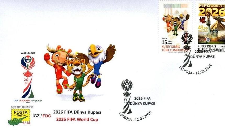 Posta Dairesi’nden “2026 FIFA Dünya Kupası" temalı pul