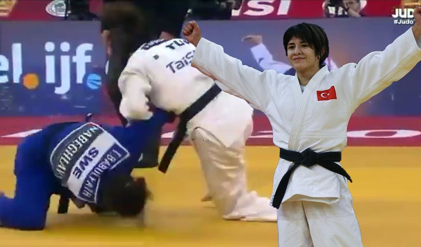 Tuğçe Beder Tiflis’te altın madalya kazandı!