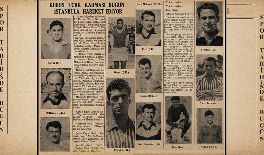 Kıbrıs Türk Spor tarihinde bügün - 25 Nisan 1958