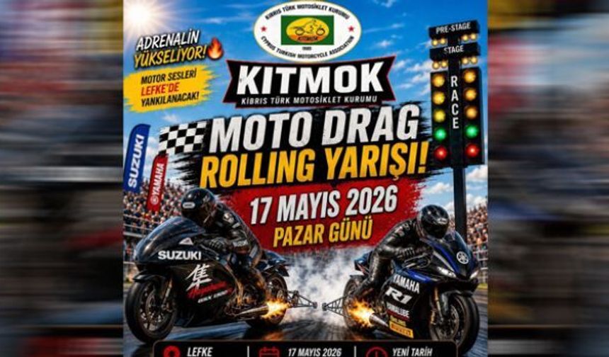 KITMOK Moto Drag Rolling yarışının yeni tarihi açıklandı