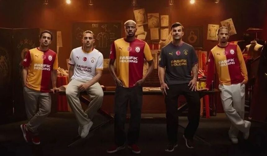 Galatasaray 2026-2027 sezonu formalarını tanıttı